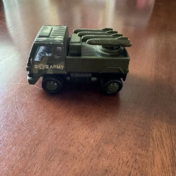 Mighty Wheels Army Rocket Launcher Vehicle Die Cast And Plastic Moving Parts - Picture 3 of 5